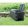 Komposto dėžė COMPOGREEN, 1600 l Juoda